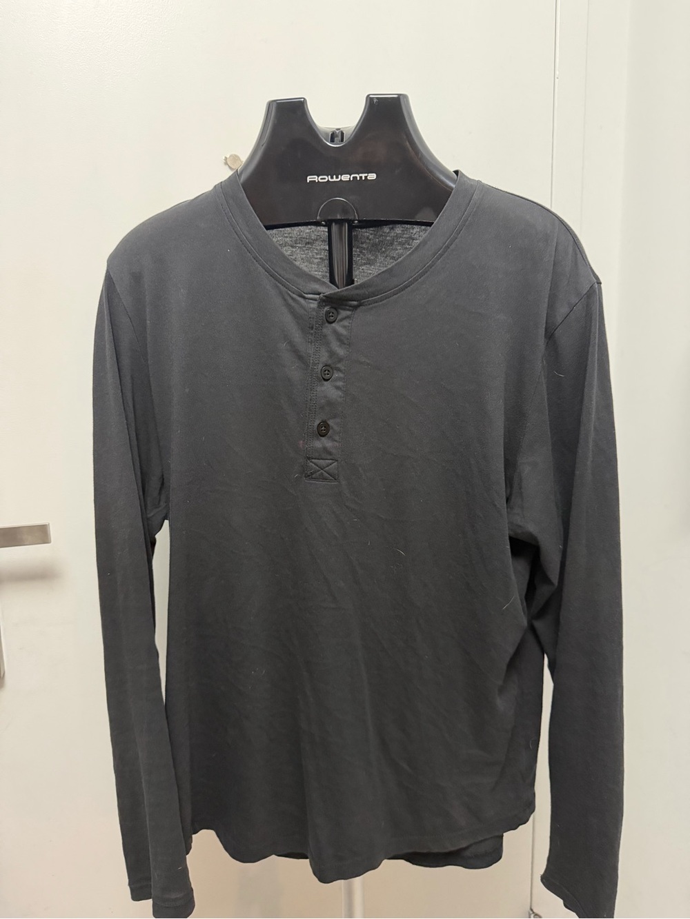 Alternative Apparel Black Henley